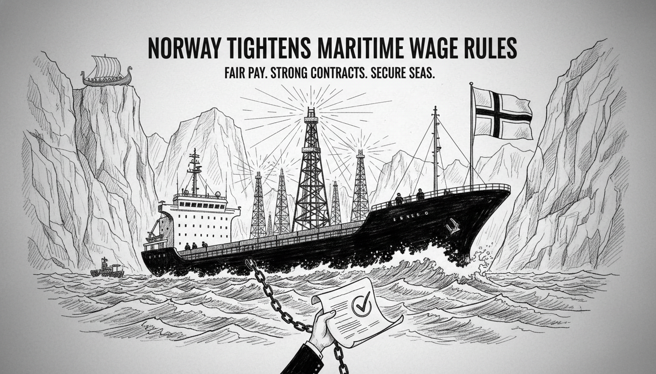 Norway Tightens Wage Rules for Maritime Workers in Norwegian Waters