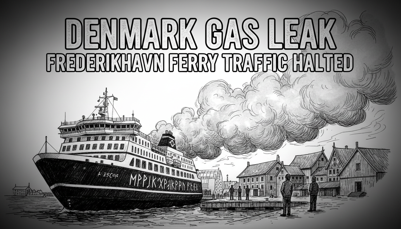 Denmark Gas Leak Halts Frederikshavn Ferry Traffic