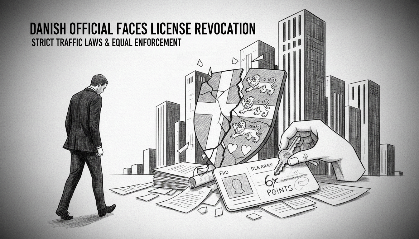 Danish Finance Ministry Official Faces License Revocation Over Traffic Violations