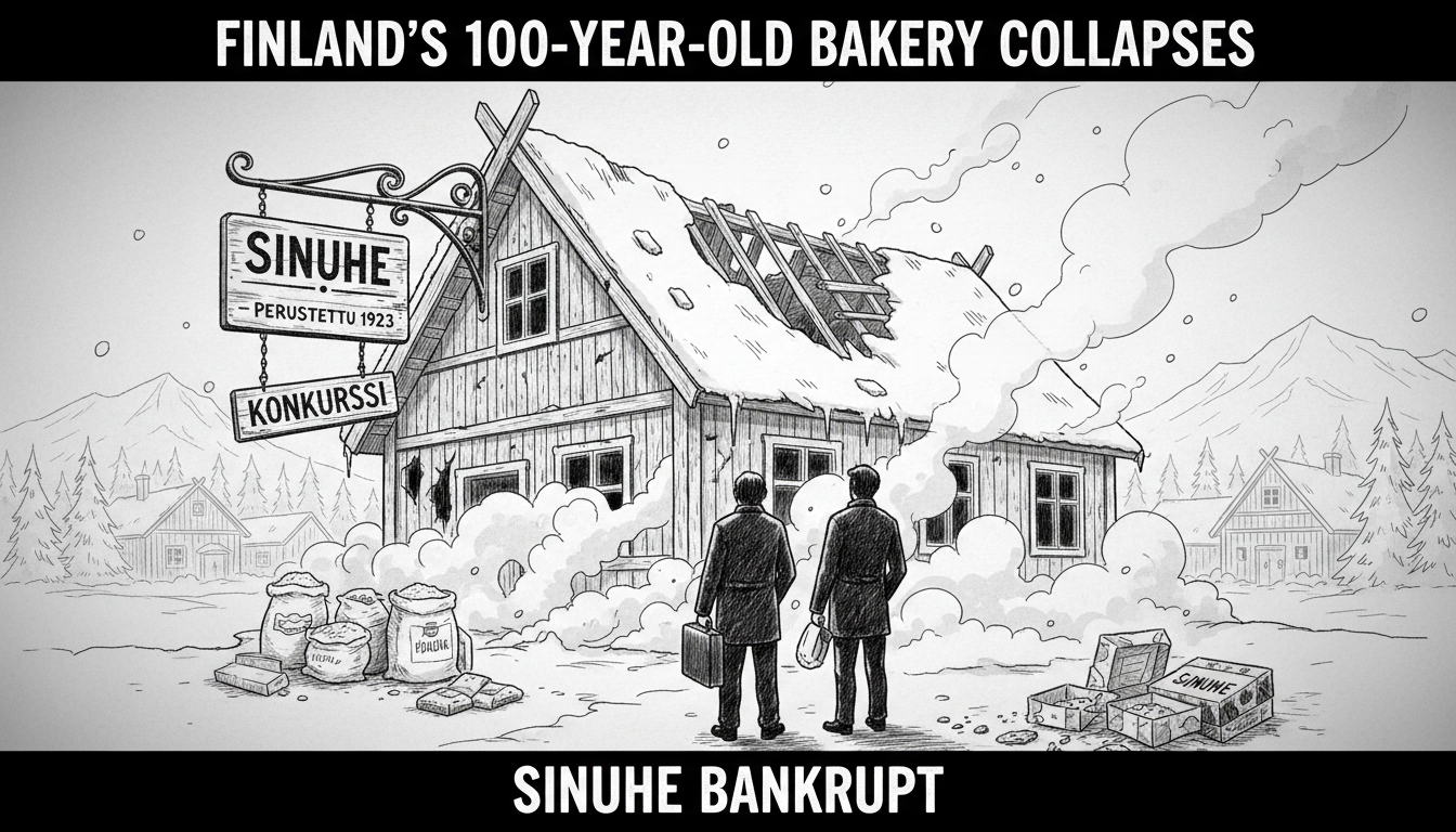 Finland's 100-Year-Old Bakery Collapses: Sinuhe Bankrupt