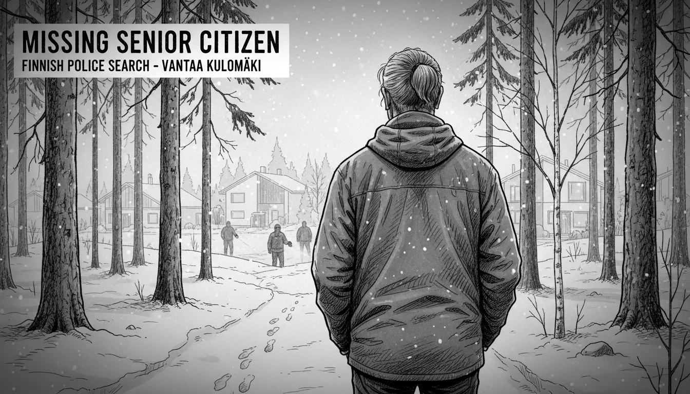 Finnish Police Search for Missing Senior Citizen in Vantaa Suburb