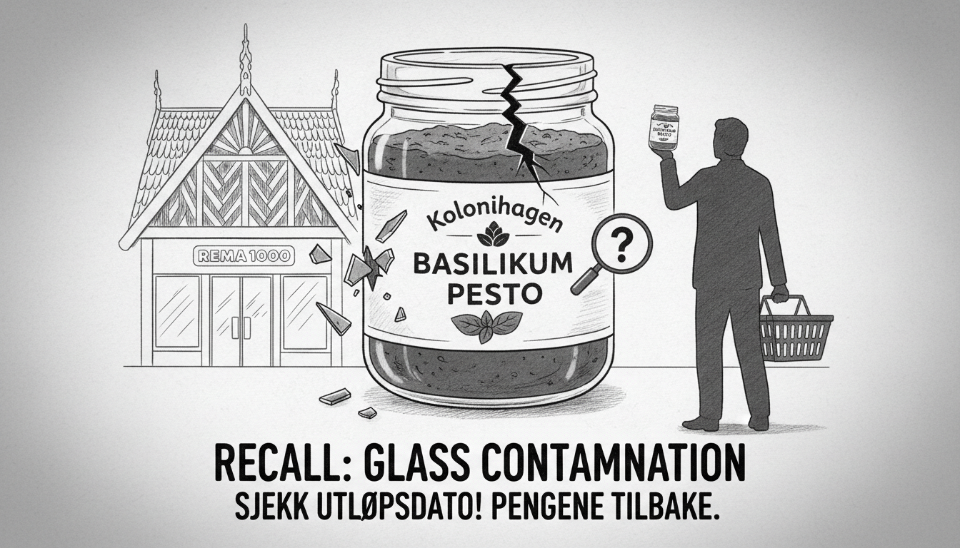 Norwegian Supermarket Recalls Pesto Over Glass Contamination