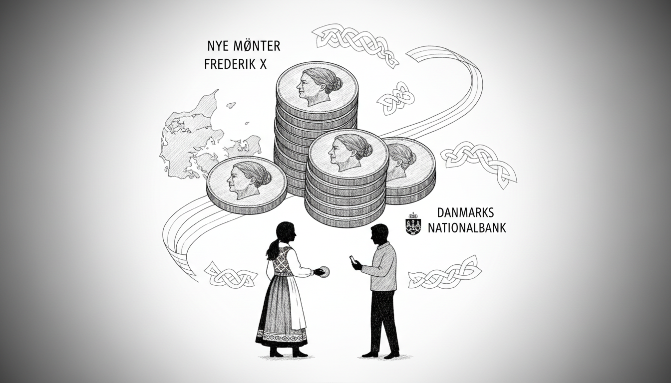 New Coins Featuring King Frederik Enter Circulation in Denmark