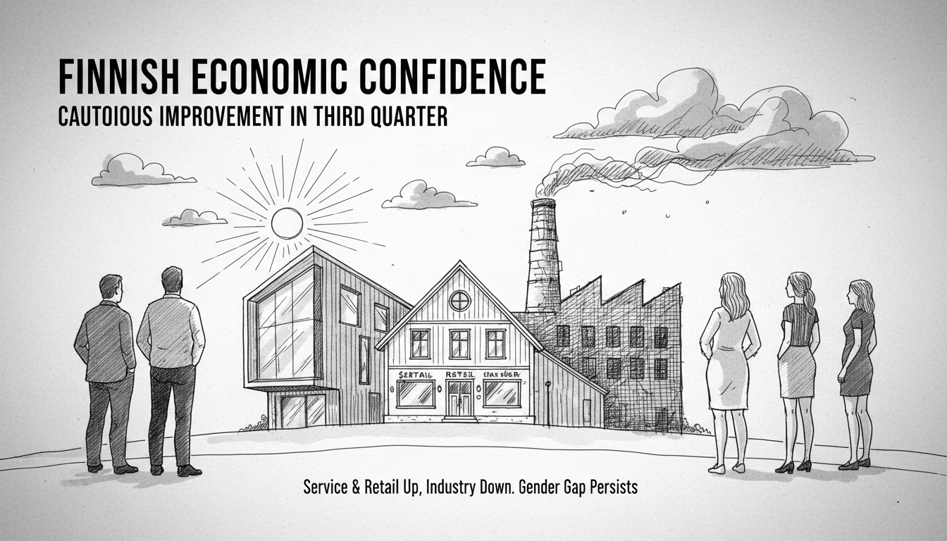 Finnish Economic Confidence Shows Cautious Improvement in Third Quarter