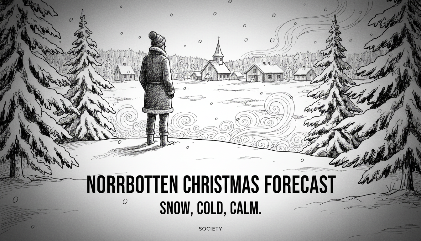 Norrbotten Christmas Forecast: Snow, Cold, Calm