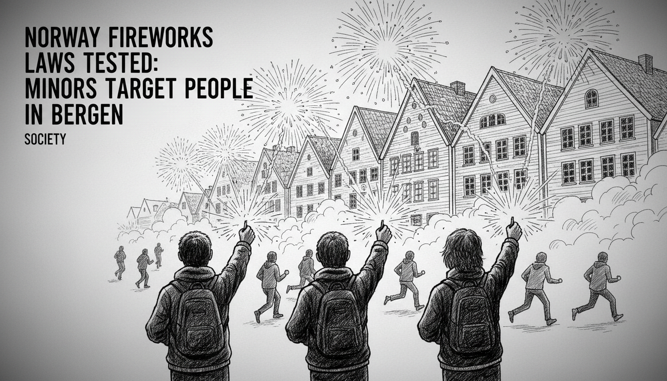 Norway Fireworks Laws Tested: Minors Target People in Bergen