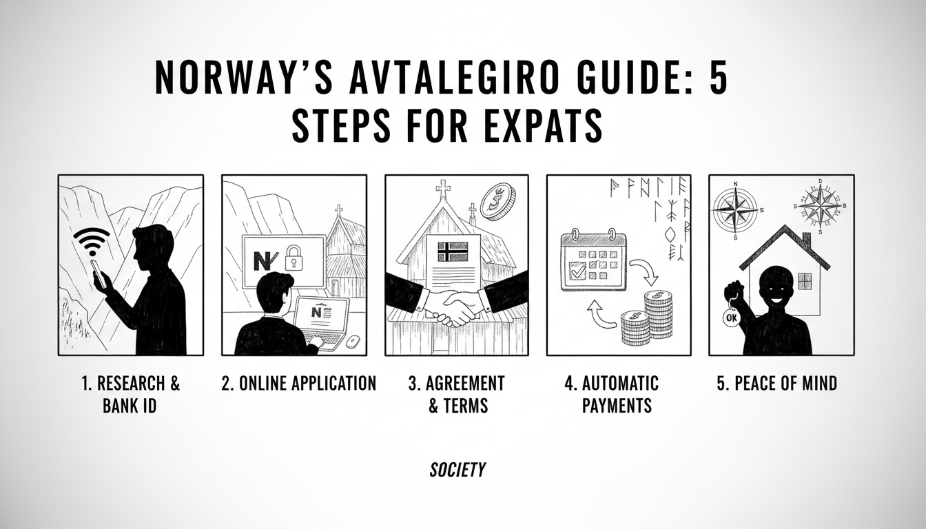 Norway's AvtaleGiro Guide: 5 Steps for Expats