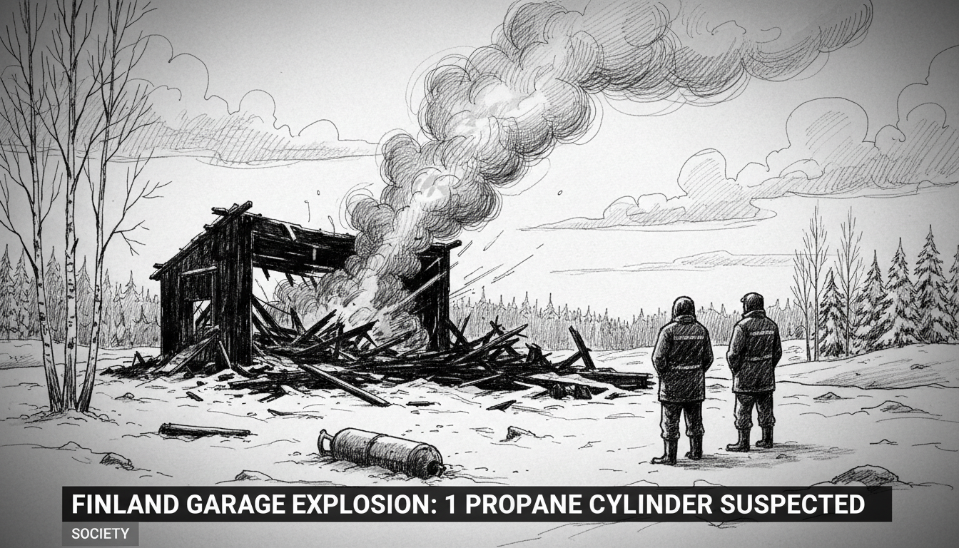 Finland Garage Explosion: 1 Propane Cylinder Suspected