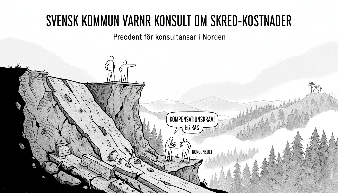 Swedish Municipality Warns Consultant Over Highway Landslide Costs