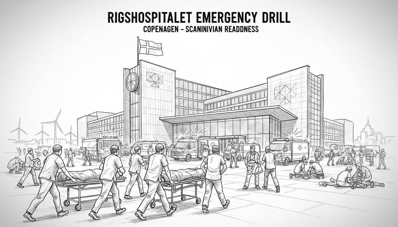 Copenhagen's Rigshospitalet Conducts Major Emergency Drill With Hundreds of Participants