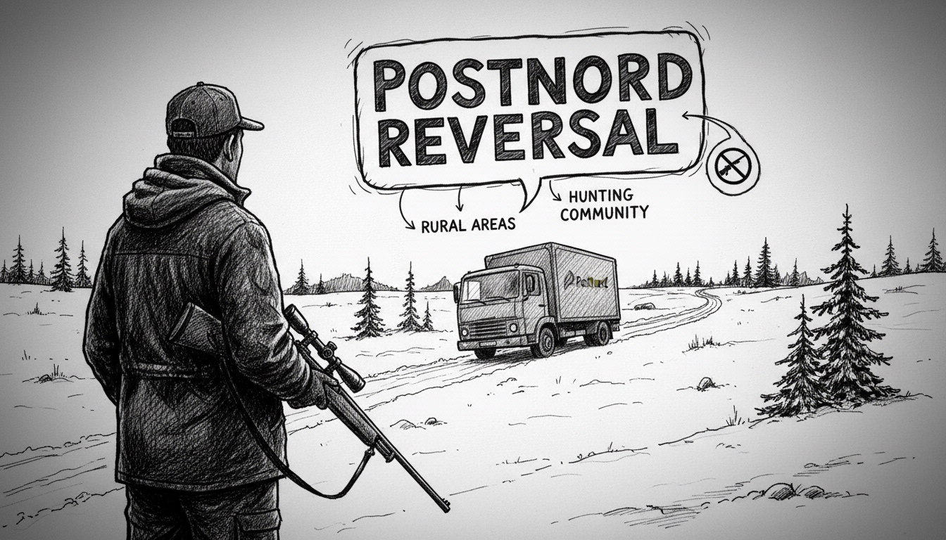 PostNord Reverses Decision on Weapon Shipments After Backlash