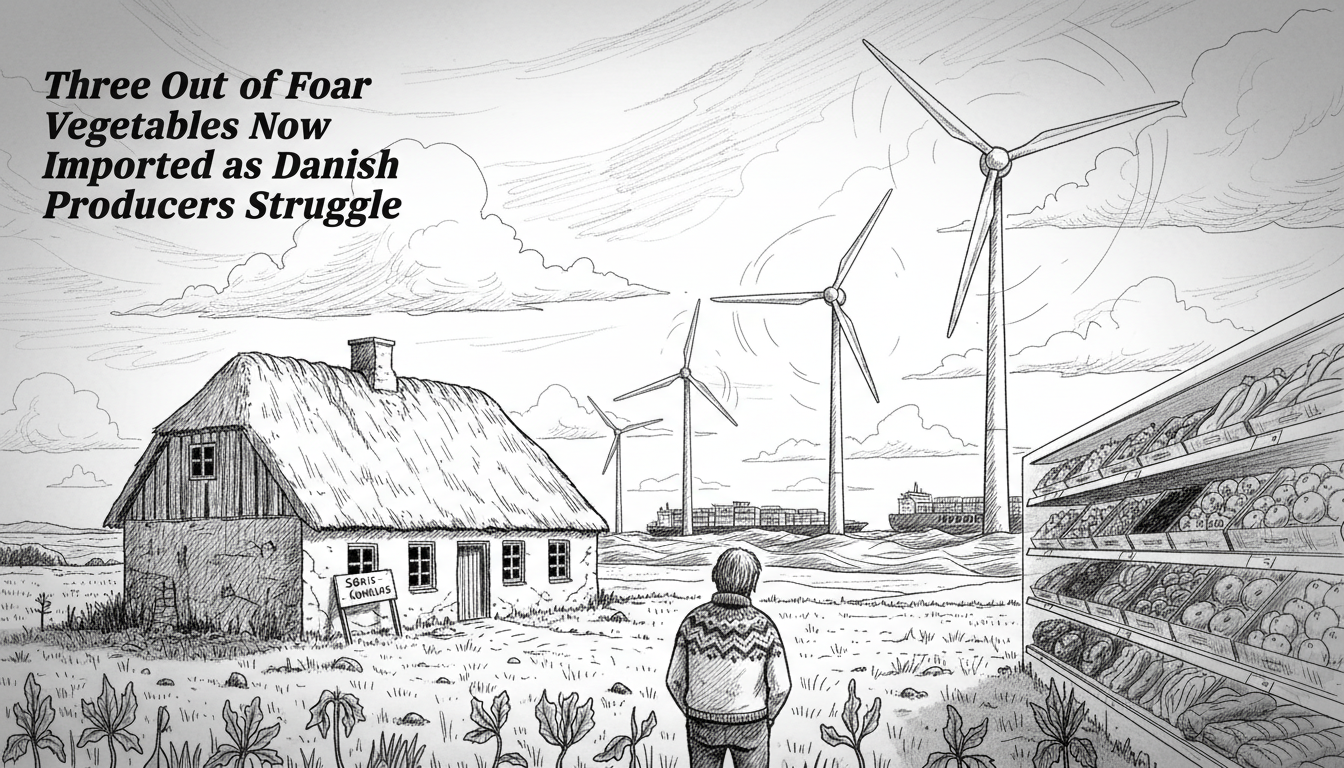Three Out of Four Vegetables Now Imported as Danish Producers Struggle