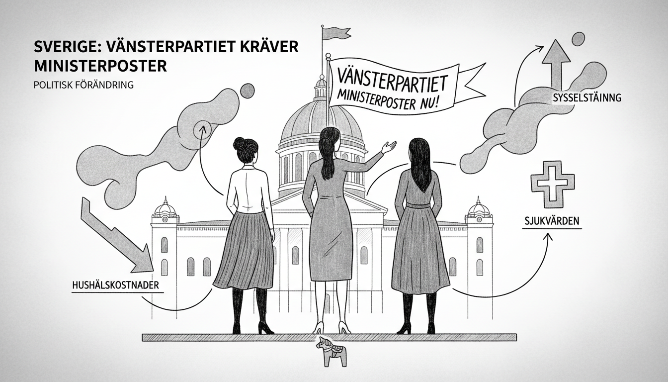 Sweden's Left Party Demands Minister Posts in Potential Government Shift