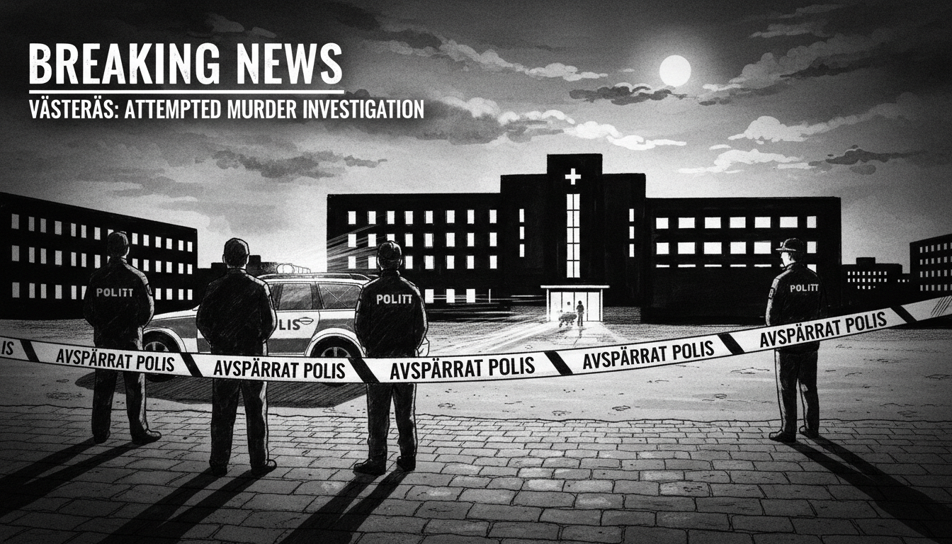 Police Investigate Attempted Murder in Västerås