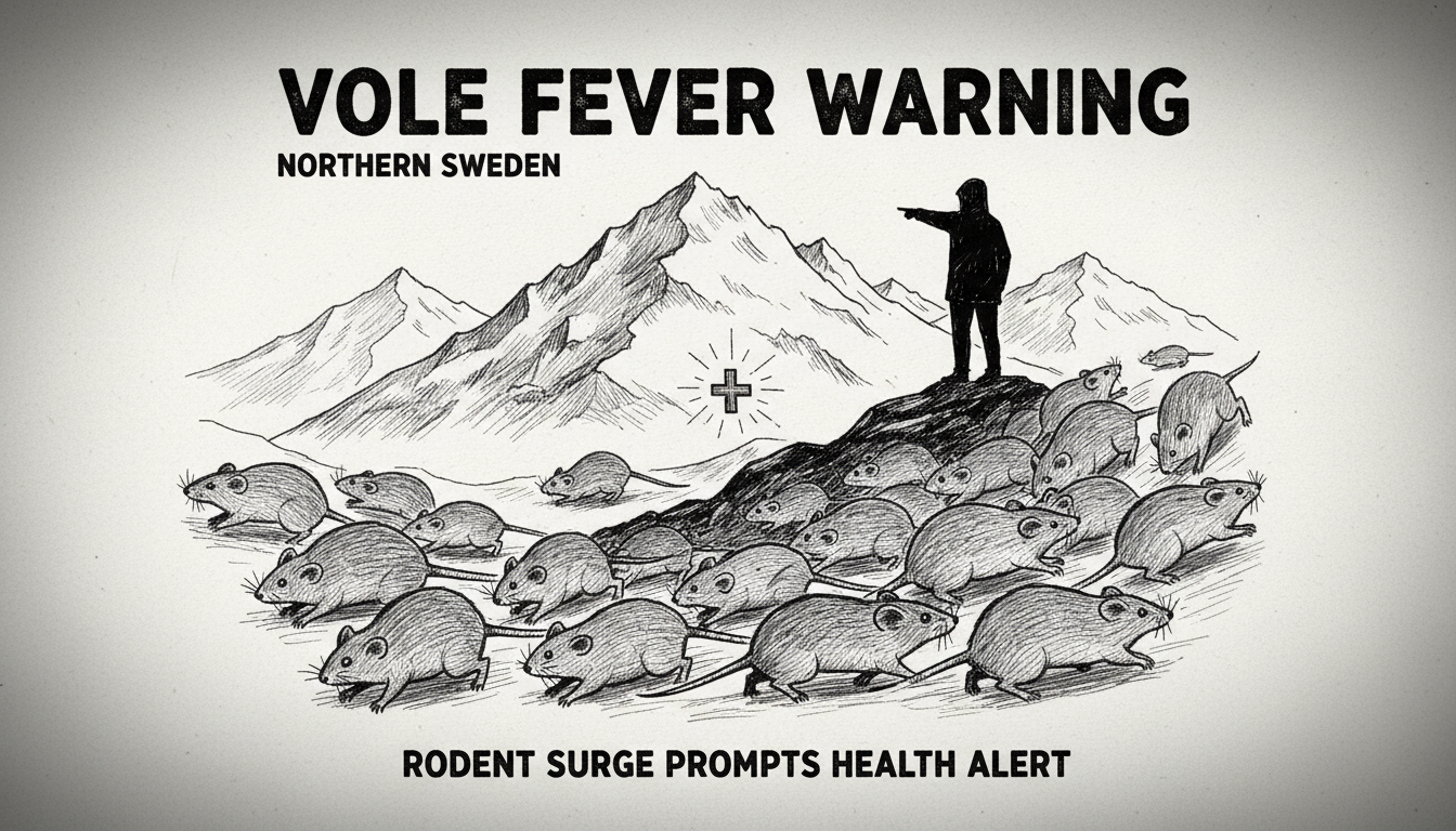 Vole Fever Warning Issued for Northern Sweden