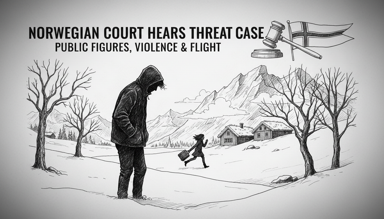 Norwegian Court Hears Threat Case Involving Public Figures