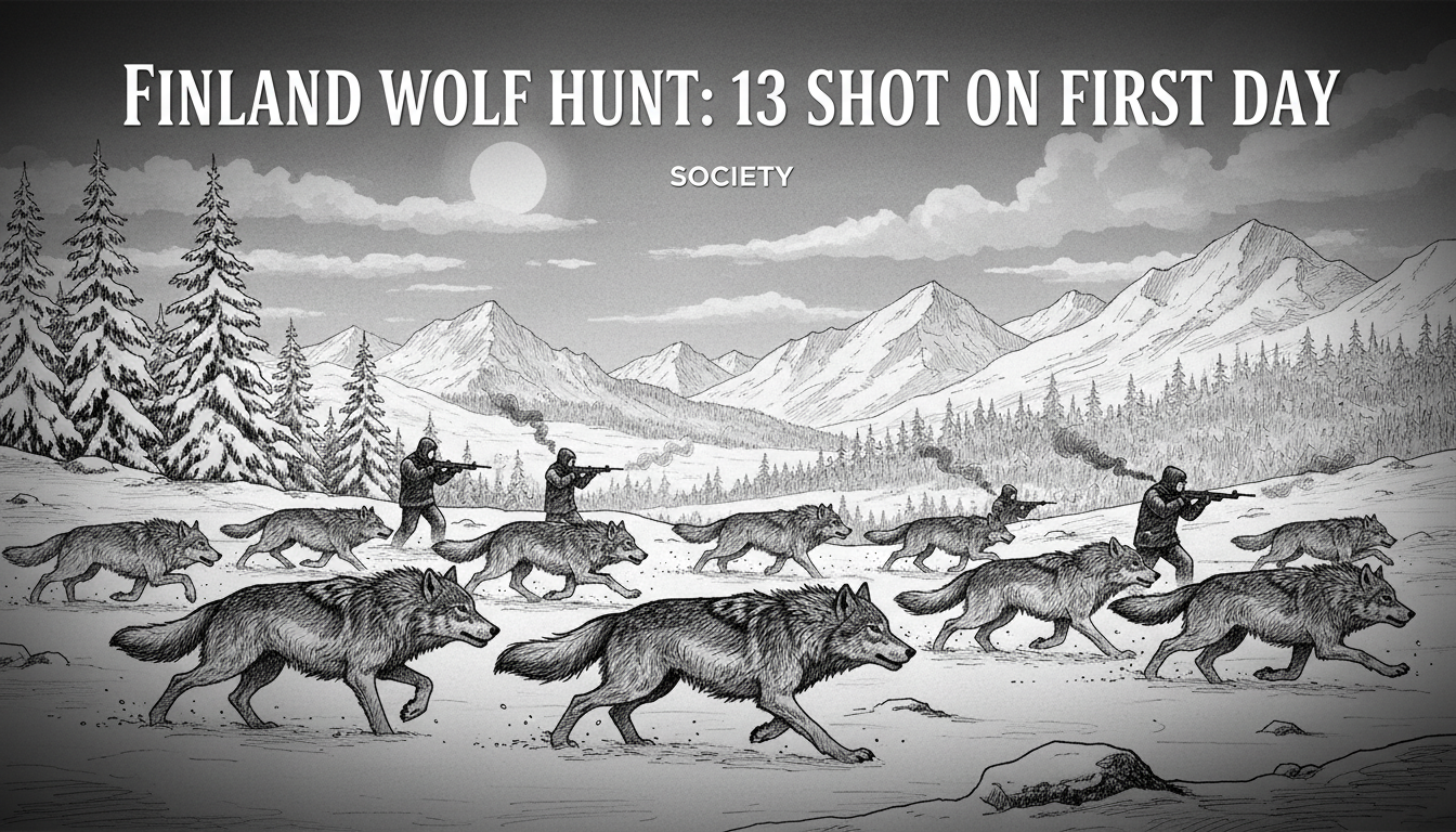 Finland Wolf Hunt: 13 Shot on First Day
