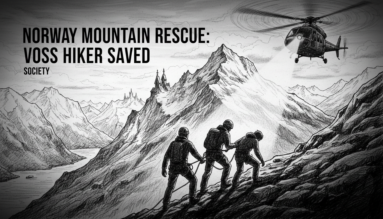Norway Mountain Rescue: Voss Hiker Saved