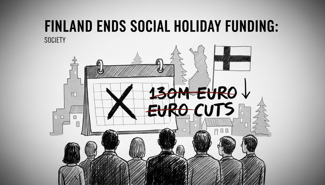 Finland Ends Social Holiday Funding: 130M Euro Cuts