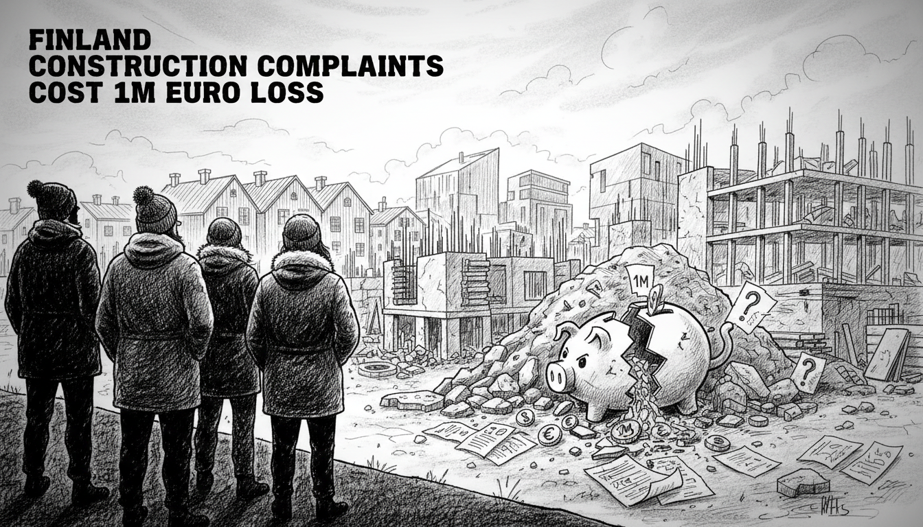 Finland Construction Complaints Cost 1M Euro Loss