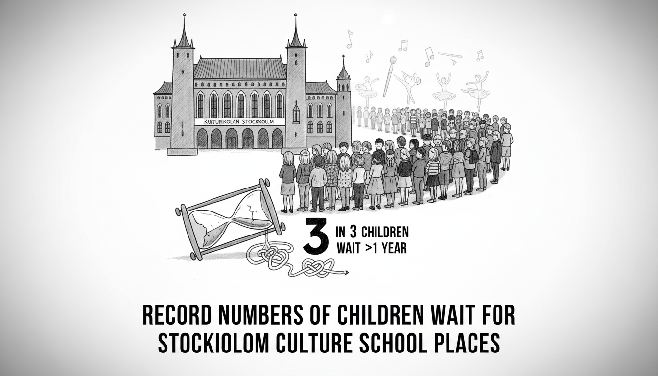 Record Numbers of Children Wait for Stockholm Culture School Places
