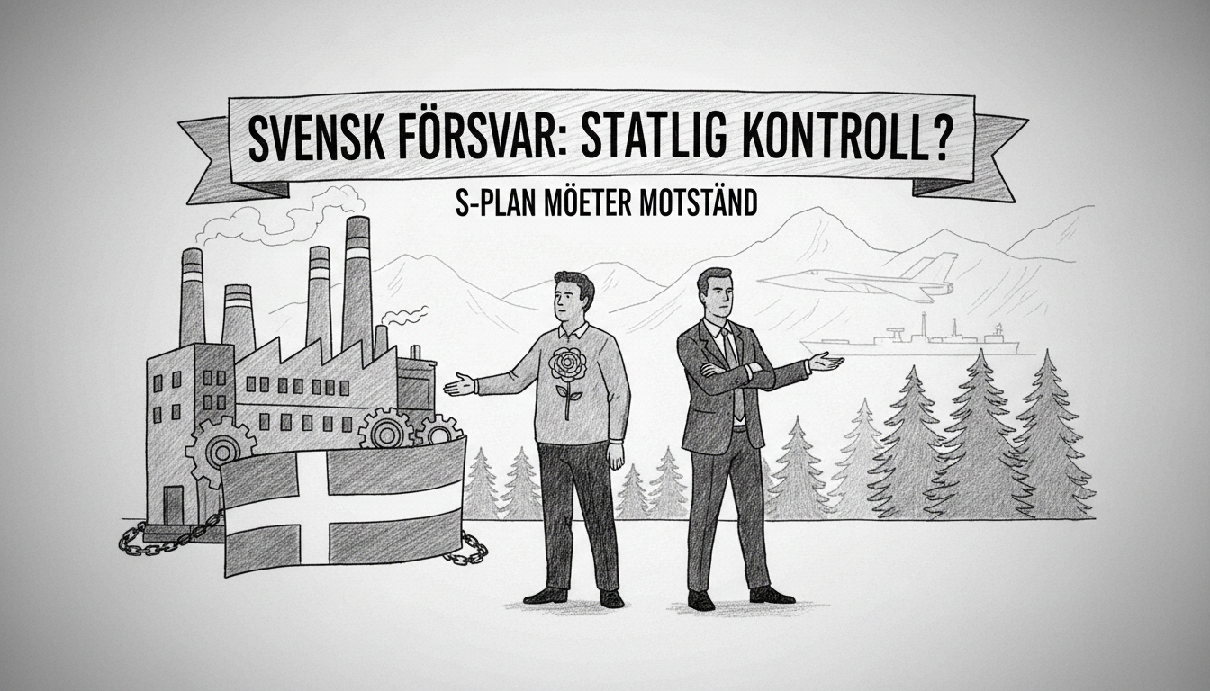 Swedish Social Democrats Propose State Control Over Defense Industry