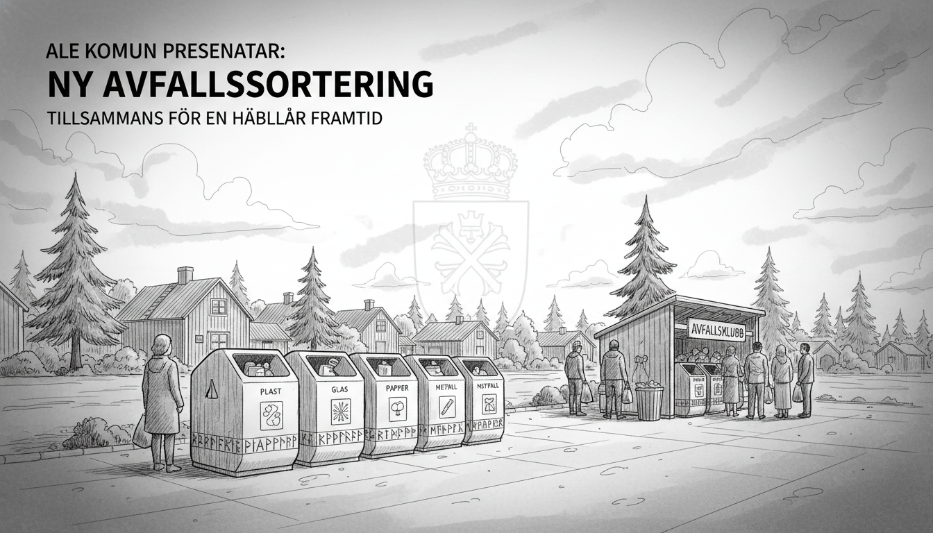 Ale Municipality Launches New Waste Sorting System