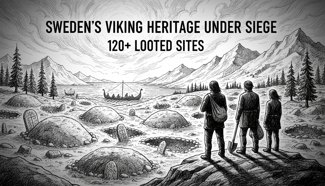 Sweden's Viking Heritage Under Siege: 120+ Looted Sites