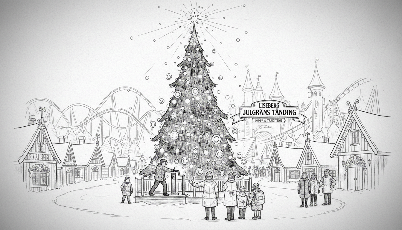 Liseberg Christmas Tree Lighting Marks Holiday Season in Gothenburg