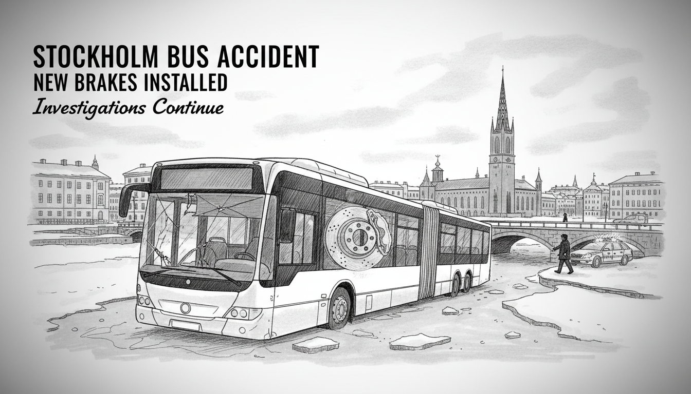 Stockholm Bus Accident Vehicle Had New Brakes Installed