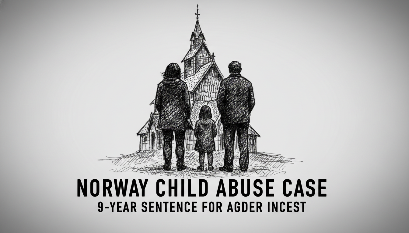 Norway Child Abuse Case: 9-Year Sentence for Agder Incest