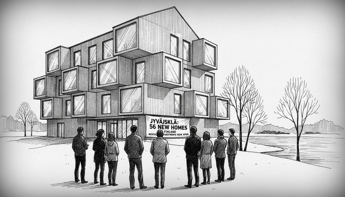 Finland's Jyväskylä Opens 56 New Rental Apartments