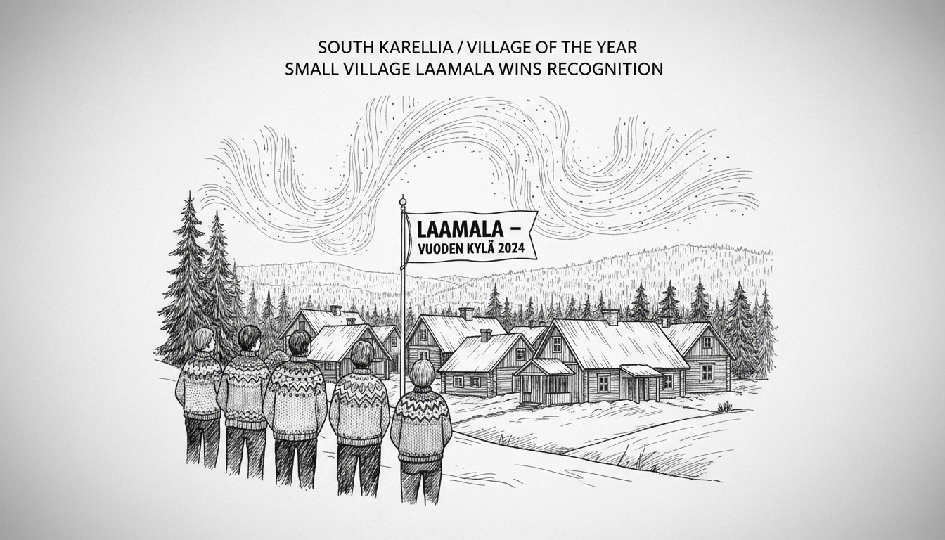 Small Village Laamala Named South Karelia Village of the Year