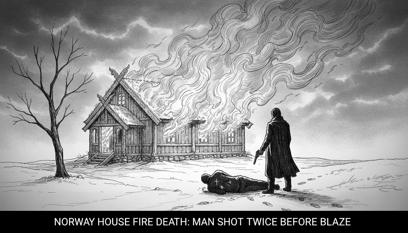 Norway House Fire Death: Man Shot Twice Before Blaze