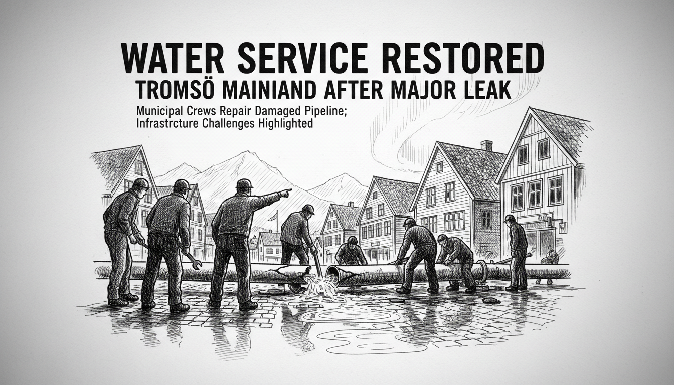 Water Service Restored to Tromsø Mainland After Major Leak