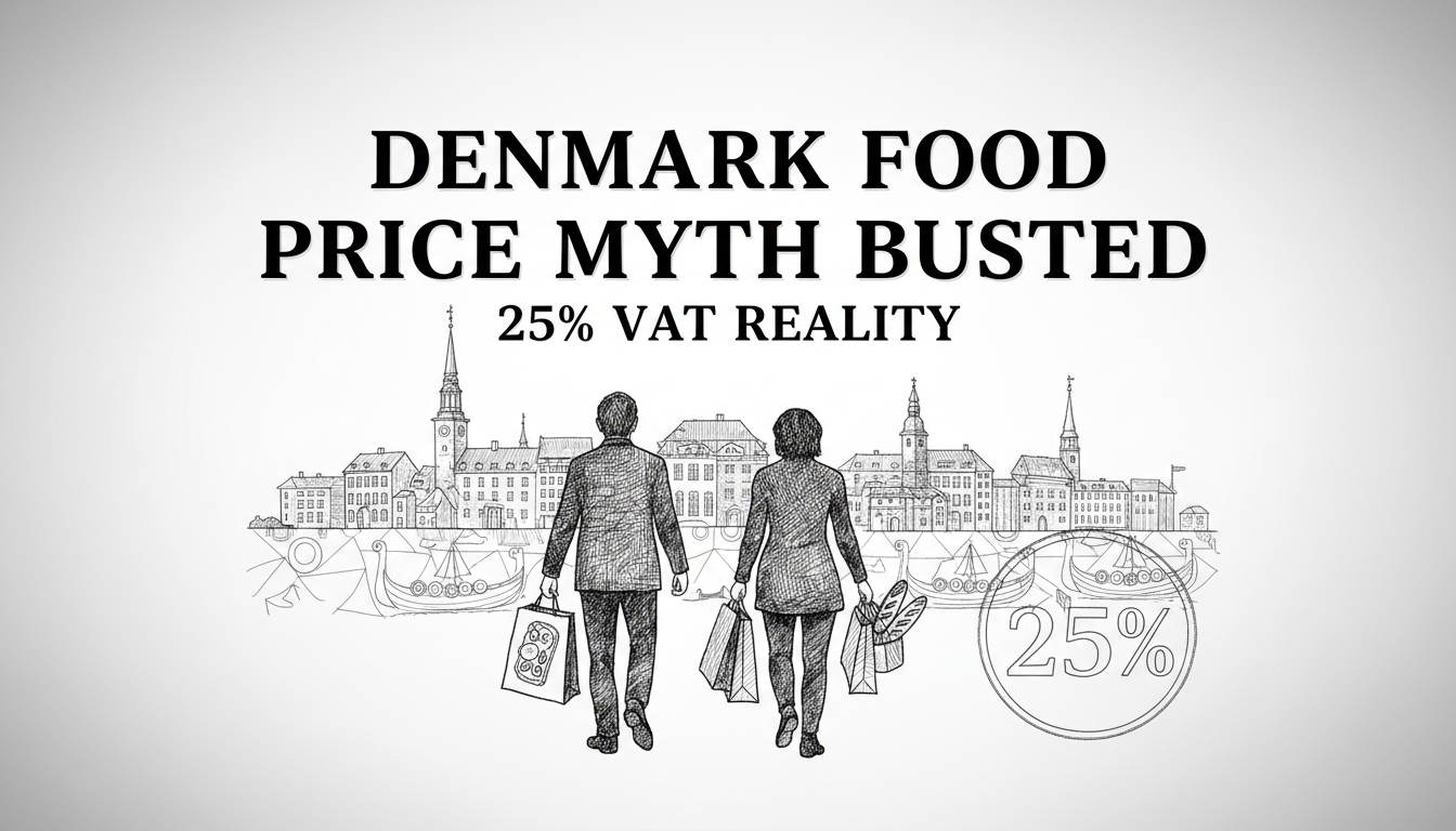 Denmark Food Price Myth Busted: 25% VAT Reality