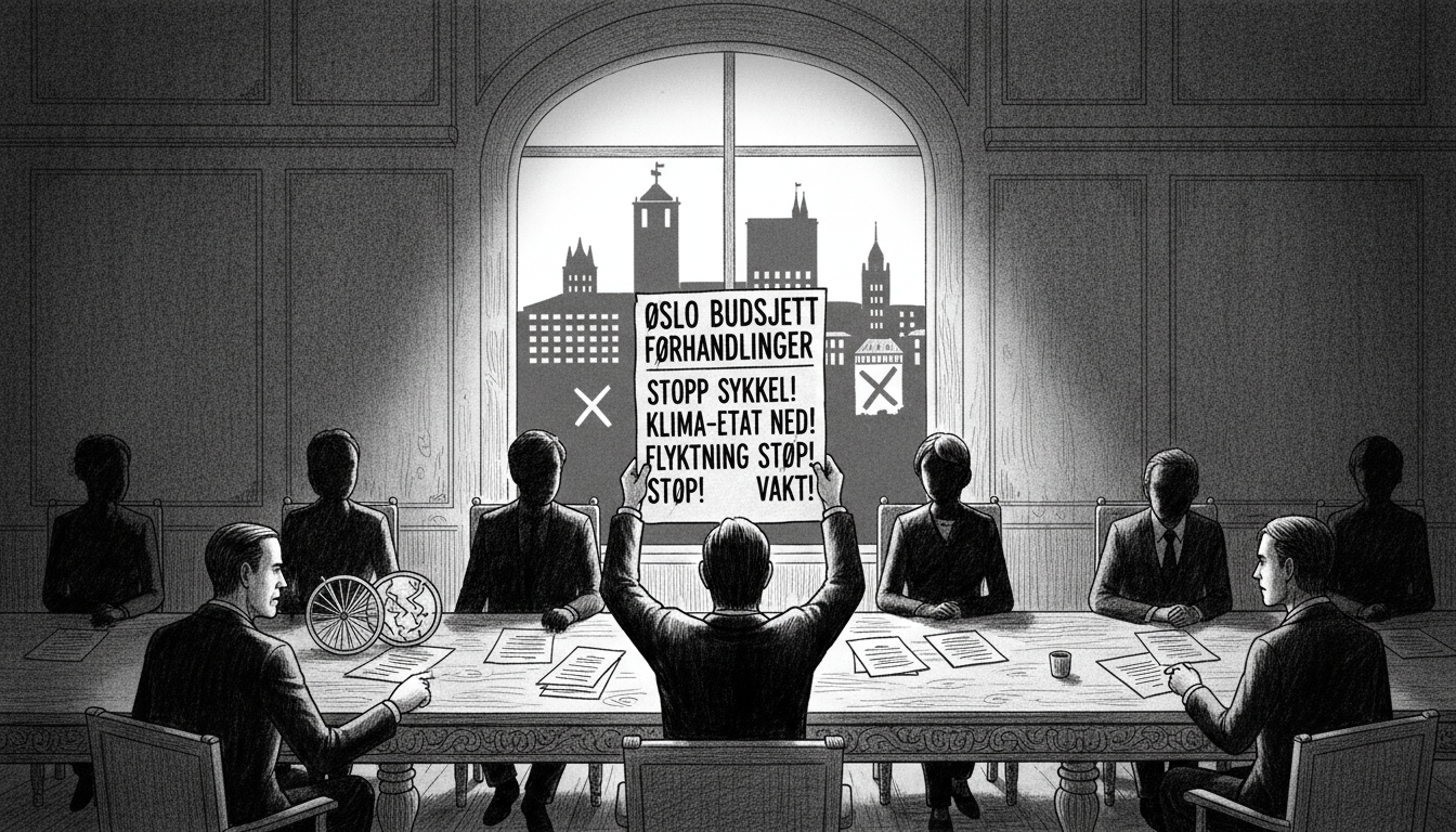 Oslo Budget Negotiations: Conservative Party Demands End to Cycling Investment and Climate Agency