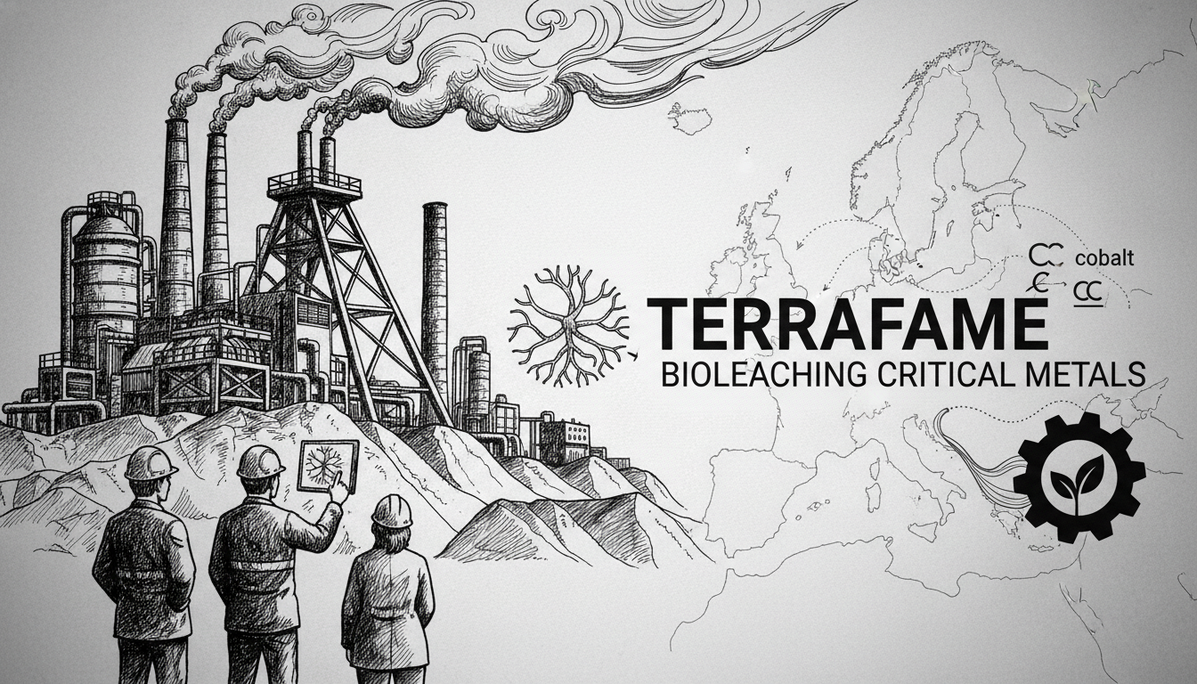 Finnish State Miner Terrafame Shifts Strategy to Bioleaching for Critical Metals