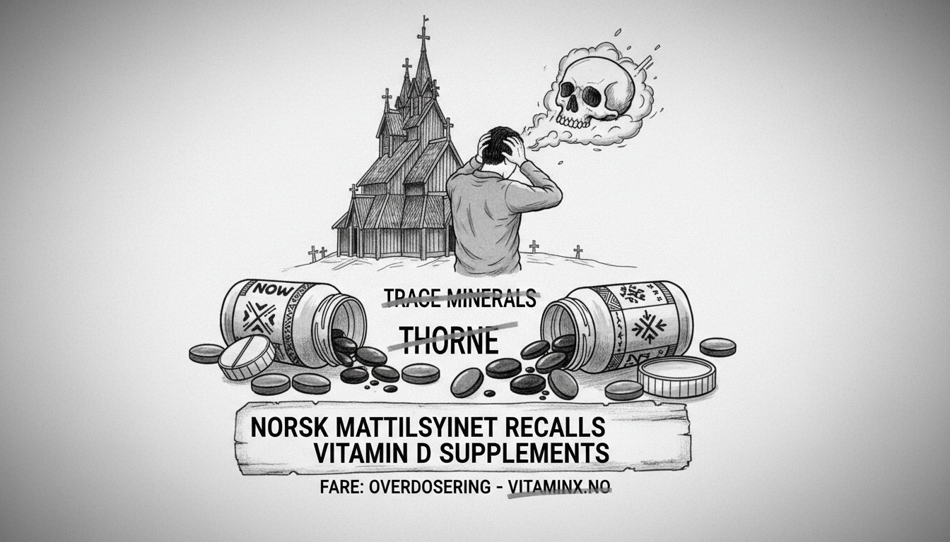 Norwegian Food Safety Authority Recalls Vitamin D Supplements Over Excessive Dosage