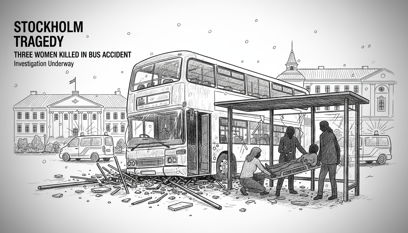 Three Women Killed in Stockholm Bus Accident
