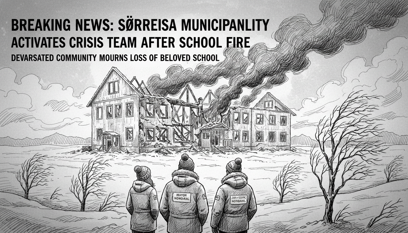 Sørreisa Municipality Activates Crisis Team After School Fire