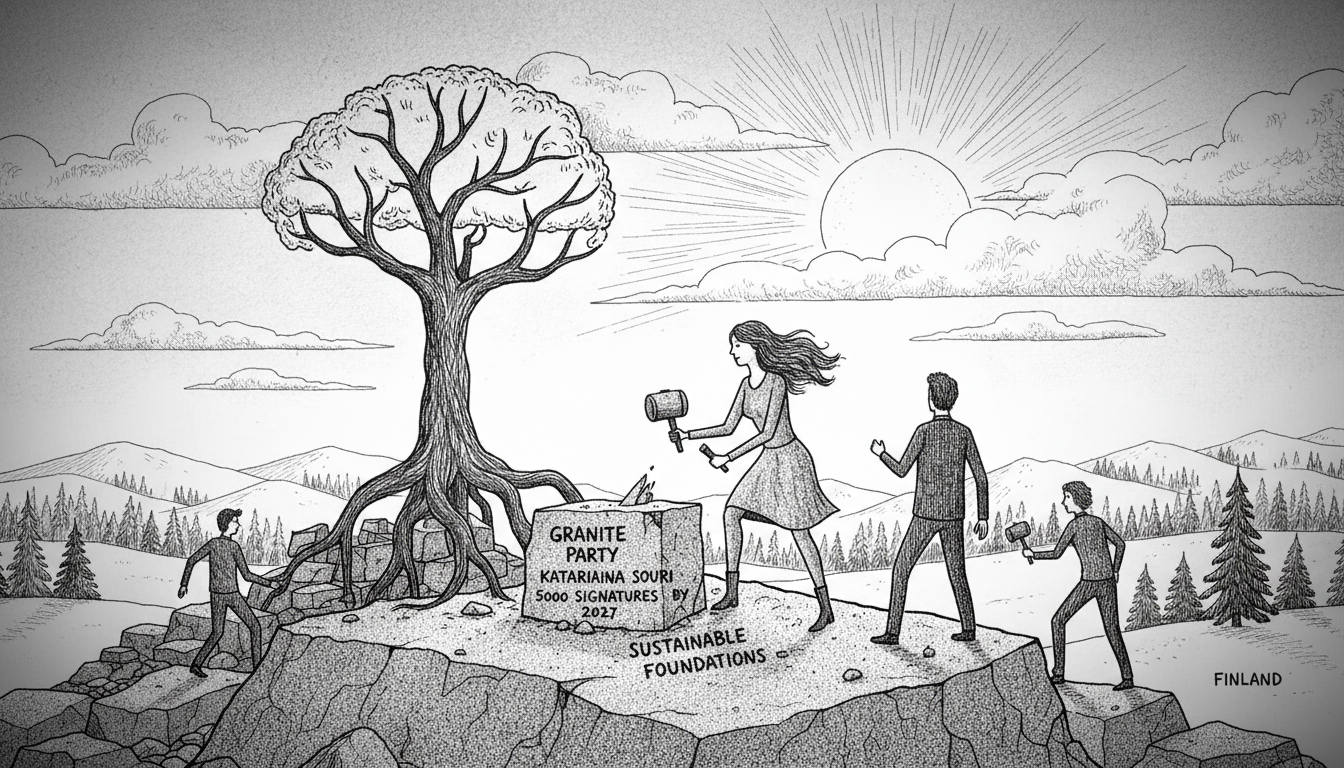 Finnish Artist Katariina Souri Enters Politics with New Granite Party