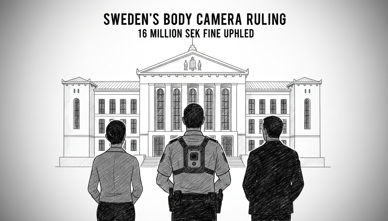Sweden's Body Camera Ruling: 16 Million SEK Fine Upheld