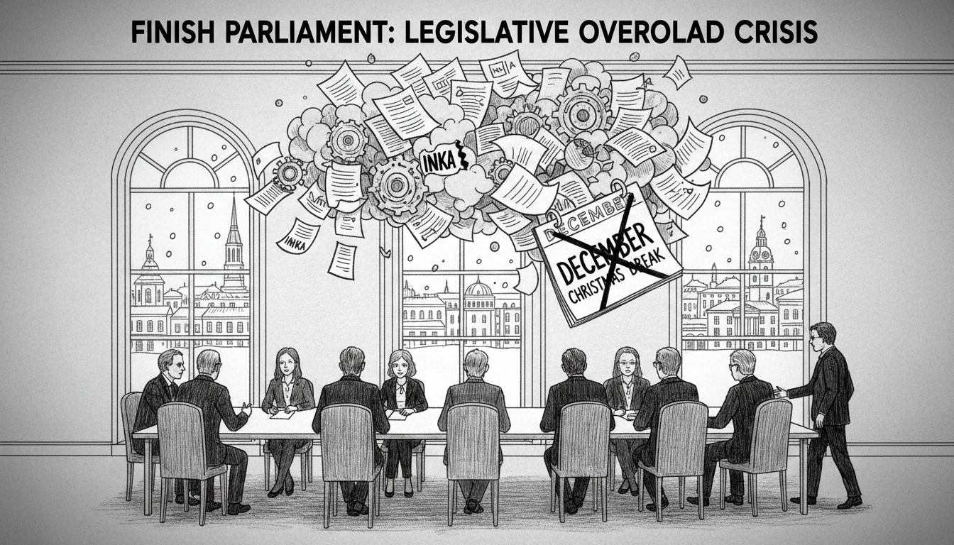 Finnish Parliament Committee Faces Overload Crisis Amid Legislative Rush