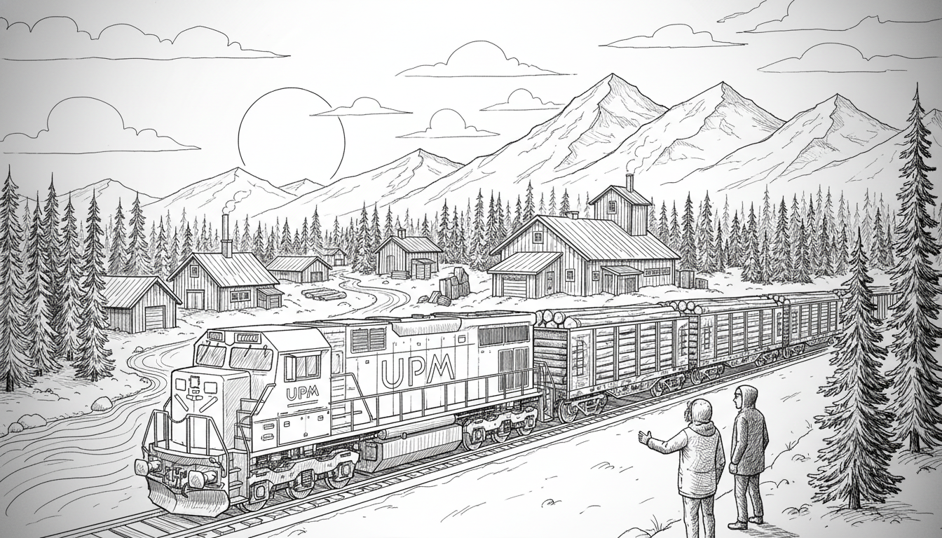 Finland's UPM Orders 50 Timber Railcars: Boosts Local Industry