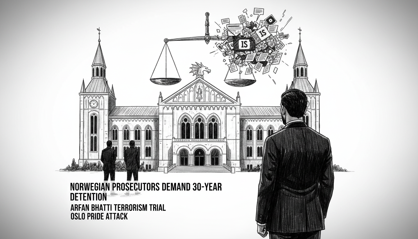Norwegian Prosecutors Seek 30-Year Preventive Detention for Arfan Bhatti in Terrorism Case