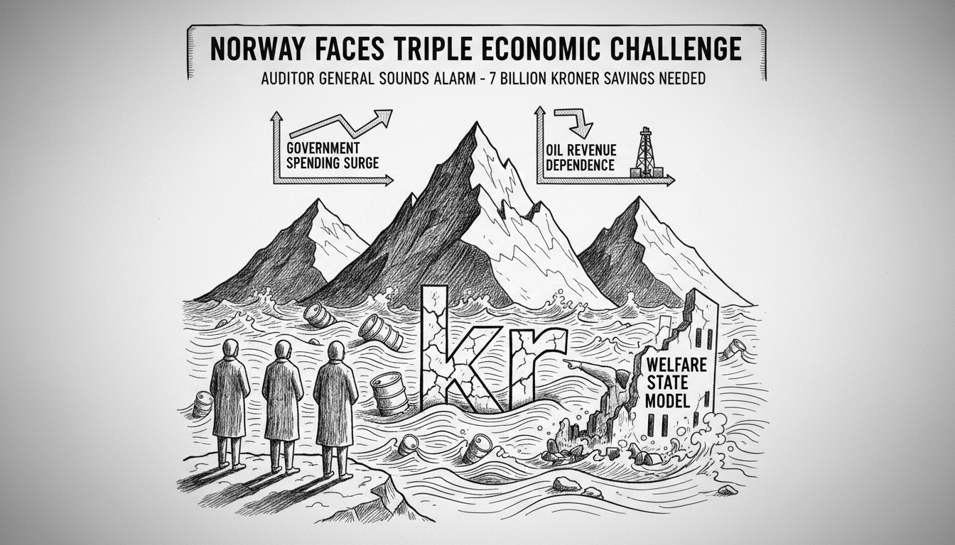 Norway Faces Triple Economic Challenge as Auditor General Sounds Alarm