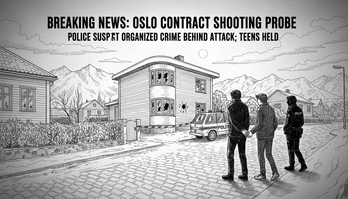 Police Suspect Contract Shooting at Oslo Residence