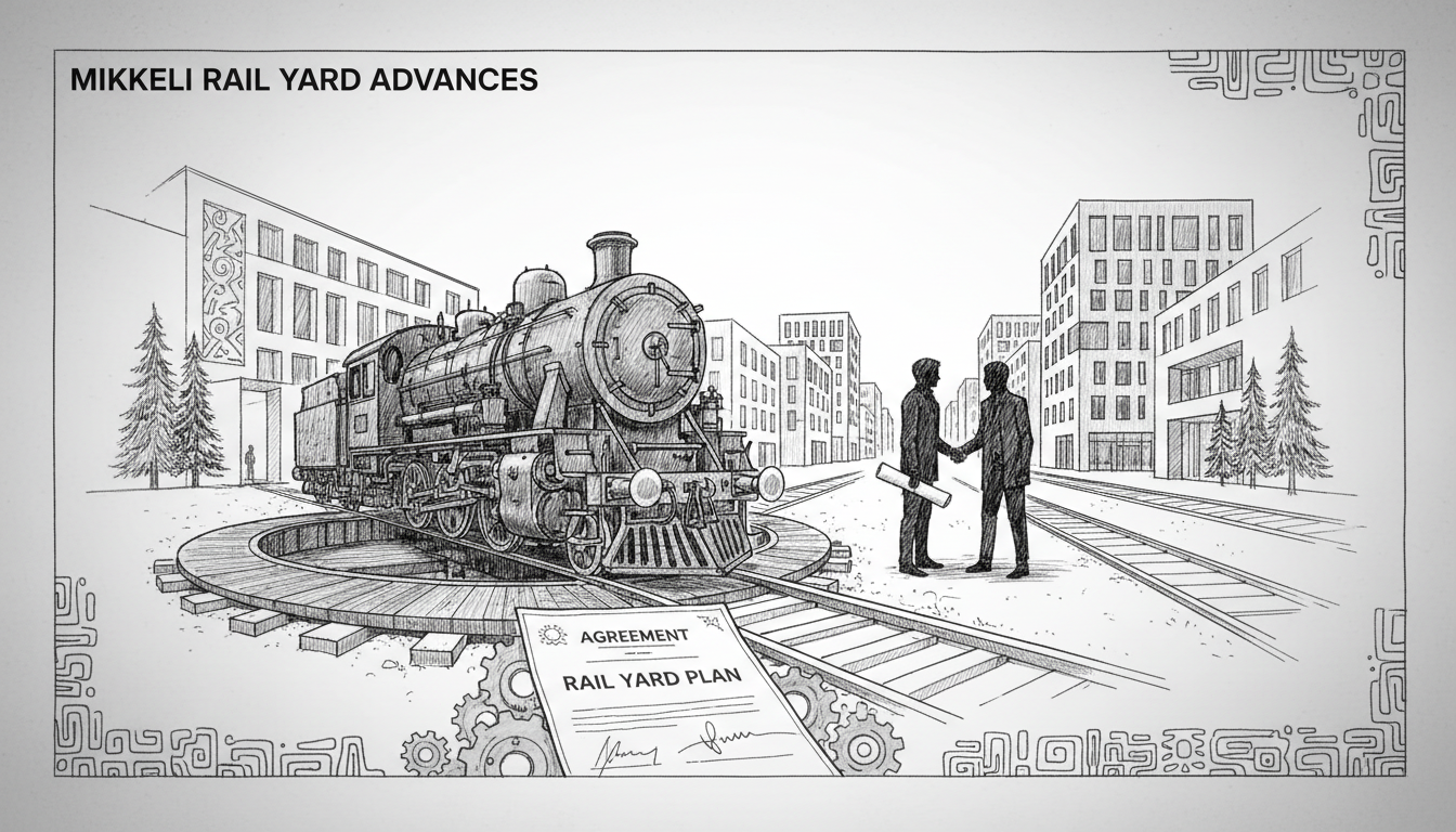 Mikkeli Rail Yard Plan Advances After Key Agreement