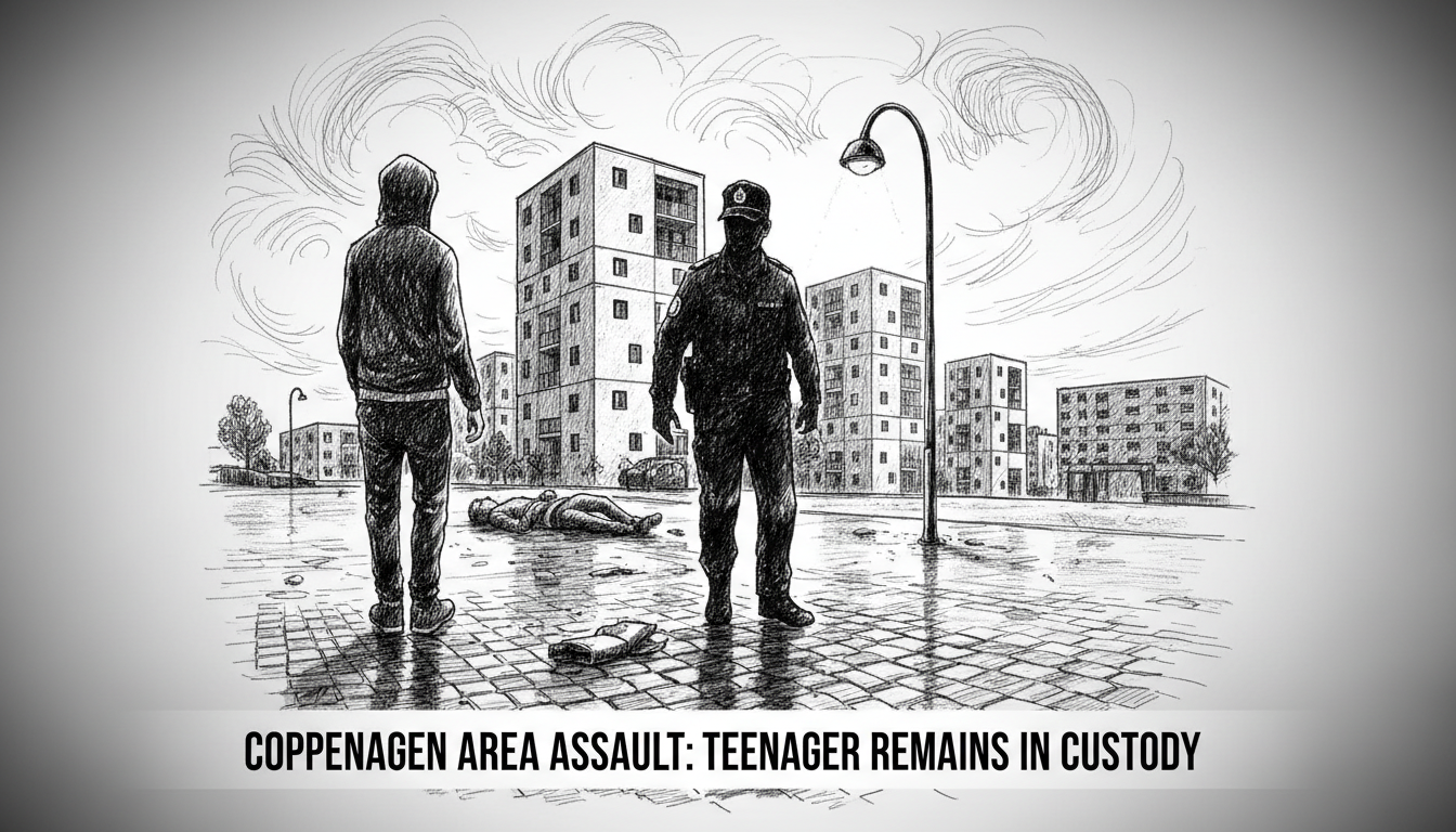 Teenager Remains in Custody Following Copenhagen Area Assault